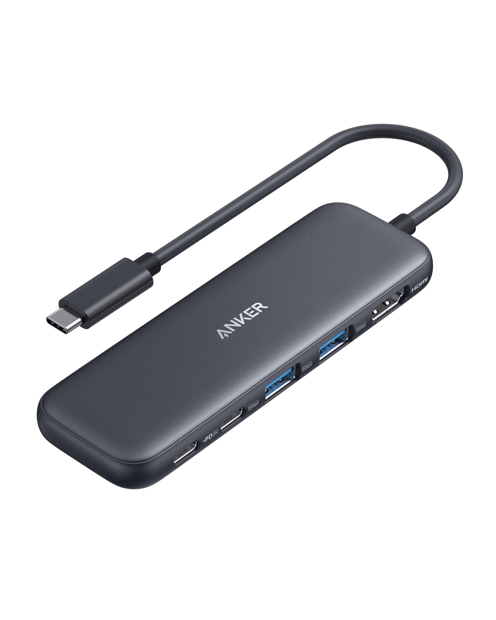 Anker USB C Hub, 5-in-1 USBC to HDMI Splitter with 4K Display